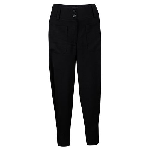 Emporio Armani Black Buckle Detail Trousers S - Emporio Armani - Modalova