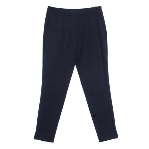 Emporio Armani Navy Blue Wool Tailored Trousers S - Emporio Armani - Modalova