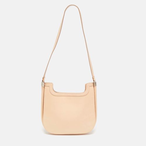 Emporio Armani Peach Leather Messenger Bag - Emporio Armani - Modalova