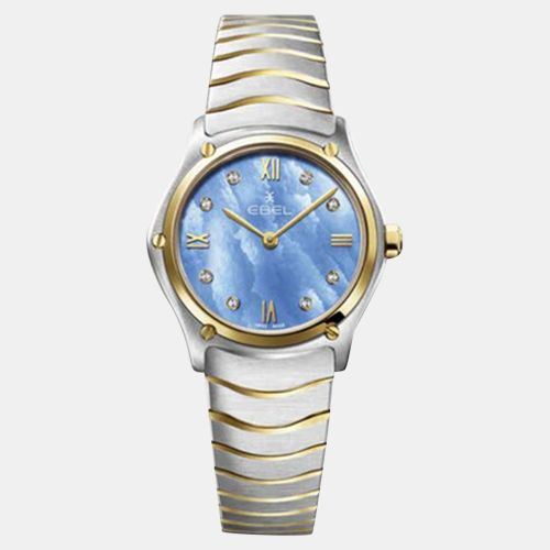 Ebel Blue Stainless Steel Sport Classic 1216596 Quartz Women's Wristwatch 29 mm - Ebel - Modalova
