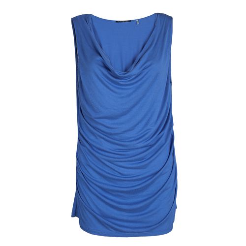 Elie Tahari Cobalt Blue cowl Neck Sleeveless Top L - Elie Tahari - Modalova