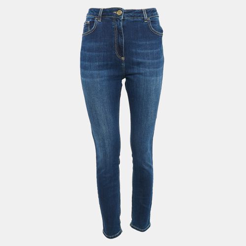 Elisabetta Franchi Blue Denim High Rise Jeans L Waist 31" - Elisabetta Franchi - Modalova