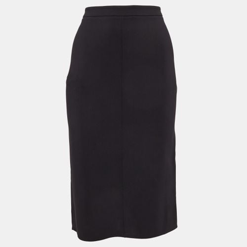 Elisabetta Franchi Black Crepe Pencil Skirt M - Elisabetta Franchi - Modalova