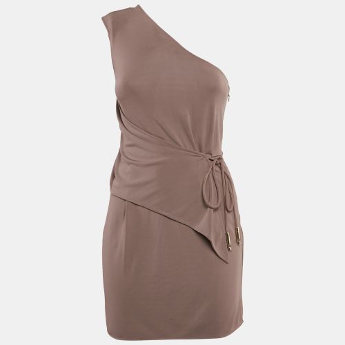 Elisabetta Franchi Mauve Jersey One Shoulder Mini Dress S - Elisabetta Franchi - Modalova