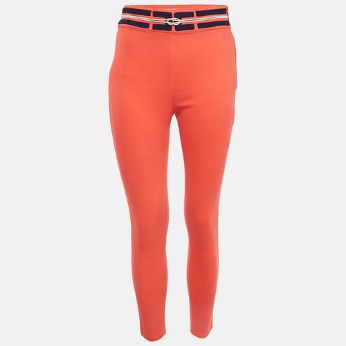 Elisabetta Franchi Orange Applique Denim Skinny Jeans M Waist 28" - Elisabetta Franchi - Modalova