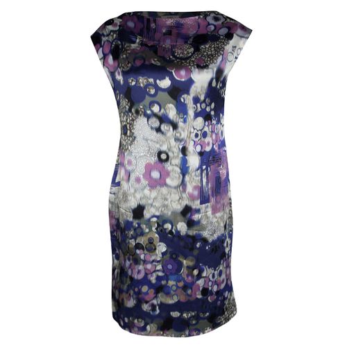 Digital Printed Silk Sleeveless Dress M - Erdem - Modalova