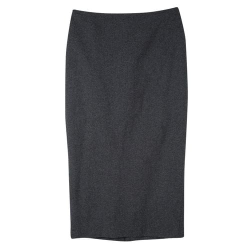 Ermanno Scervino Grey Wool Midi Pencil Skirt M - Ermanno Scervino - Modalova