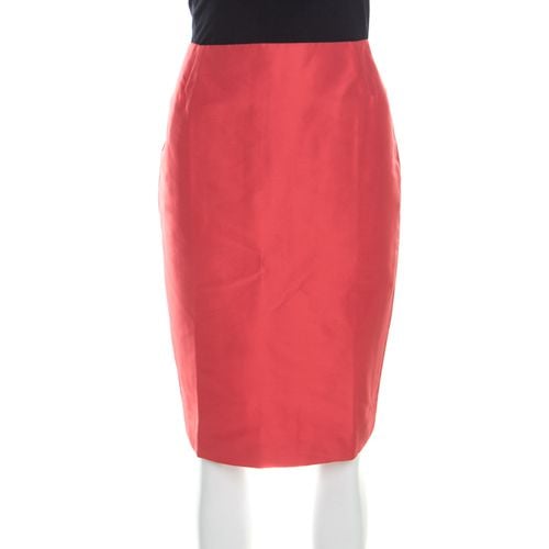 Burnt Silk Pencil Skirt M - Escada - Modalova