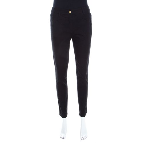 Escada Black Stretch Denim Teresa Straight Leg Jeans S - Escada - Modalova