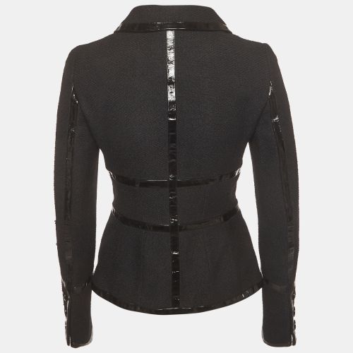Wool Blend Front Button Jacket M - Escada - Modalova