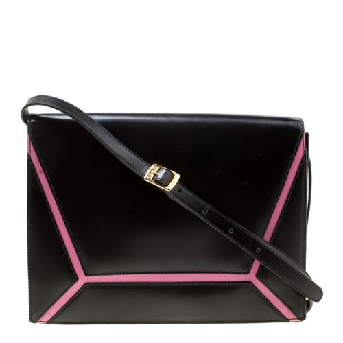 Escada Black/Pink Leather Shoulder Bag - Escada - Modalova