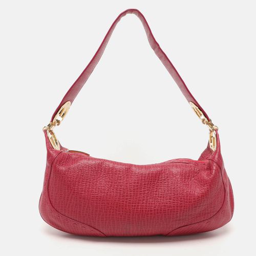 Escada Pink Textured Leather Shoulder Bag - Escada - Modalova