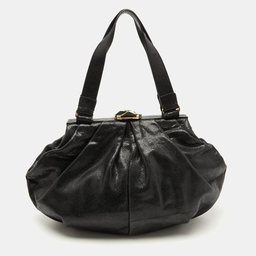 Escada Black Leather Frame Satchel - Escada - Modalova