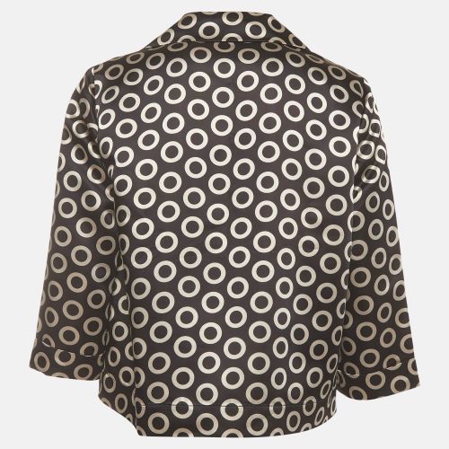 Circle Print Satin Button Up Jacket L - Etro - Modalova