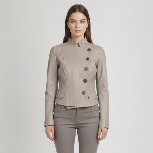 Leather Double Breasted Tailored Jacket M - Etro - Modalova