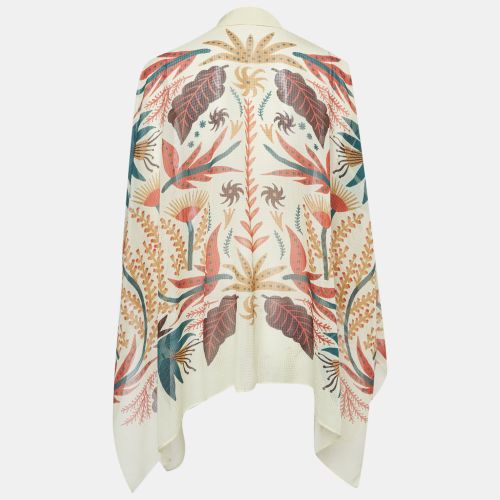 Multicolour Placed Printed Chiffon Asymmetrical Cut Shirt M - Etro - Modalova