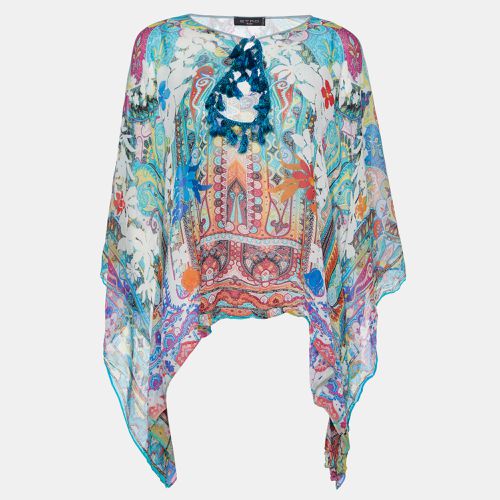 Etro Multicolor Printed Silk Kaftan Top (One Size) - Etro - Modalova