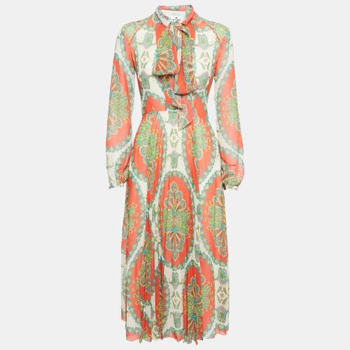 Etro Multicolor Paisley Print Pleated Midi Dress S - Etro - Modalova