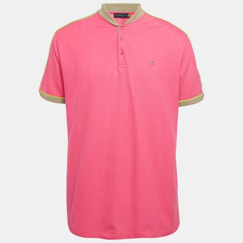 Etro Pink Pique Cotton Polo T-Shirt XXXL - Etro - Modalova