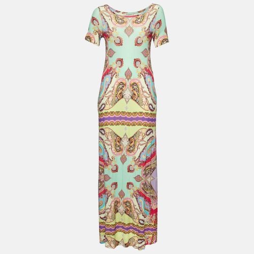 Etro Multicolor Paisley Print Crepe Maxi Dress S - Etro - Modalova