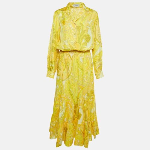 Etro Yellow Printed Silk/Cotton Shirt and Skirt Set M/L - Etro - Modalova