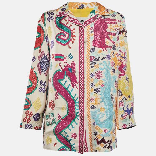 Etro Multicolor Printed Button Front Blouse M - Etro - Modalova