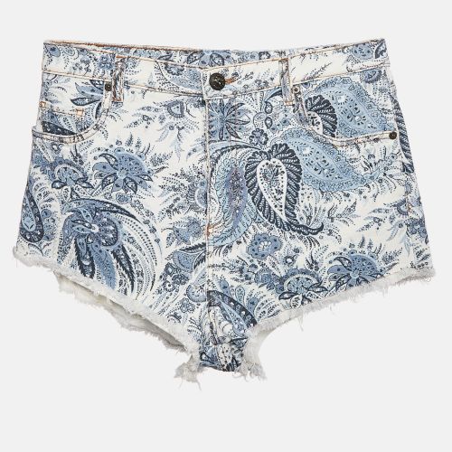 Paisley Print Denim Shorts M Waist 30" - Etro - Modalova