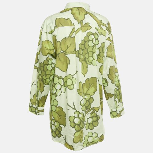Printed Cotton Button Front Oversized Shirt L - Etro - Modalova