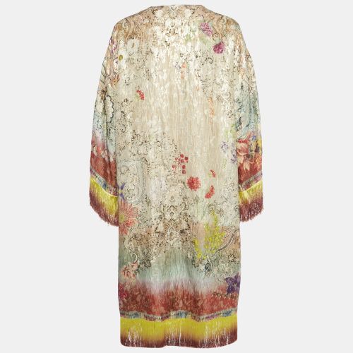 Etro Multicolor Lurex Tassel Detail Poncho One Size - Etro - Modalova