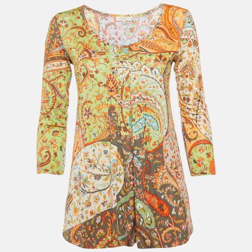 Multicolour Printed Jersey Long Sleeve Top M - Etro - Modalova