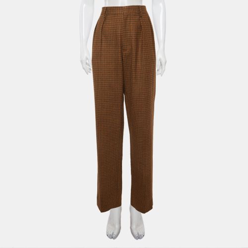 Houndstooth Wool Trousers M - Etro - Modalova