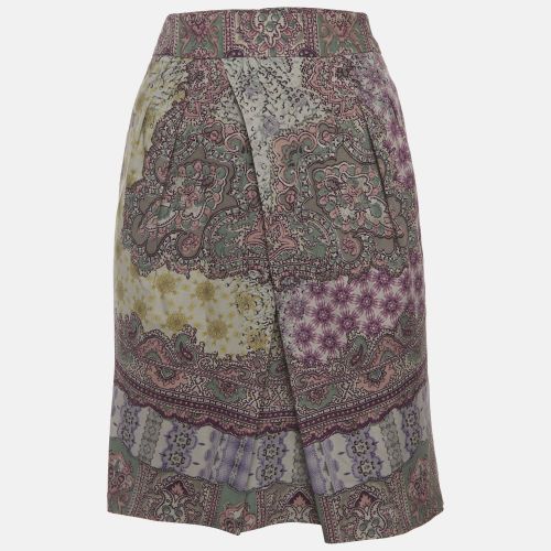 Paisley Print Wool Blend Short Skirt M - Etro - Modalova