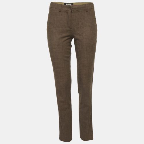 Etro Brown Wool Blend Trousers S - Etro - Modalova