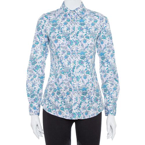 Etro Multicolor Floral Printed Cotton Button Front Shirt S - Etro - Modalova