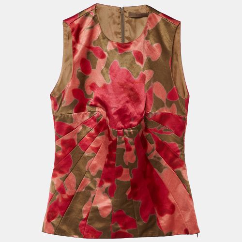 Etro Multicolor Satin Sleeveless Top S - Etro - Modalova