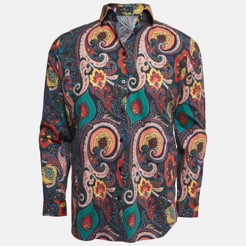 Etro Multicolor Printed Cotton Full Sleeve Shirt L - Etro - Modalova