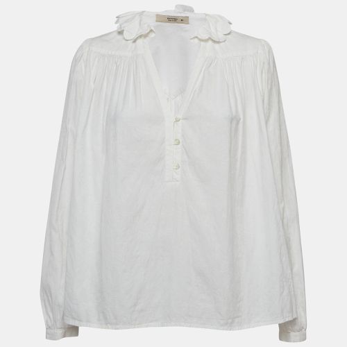 Etro White Paisley Patterned Cotton Shirt Blouse M - Etro - Modalova