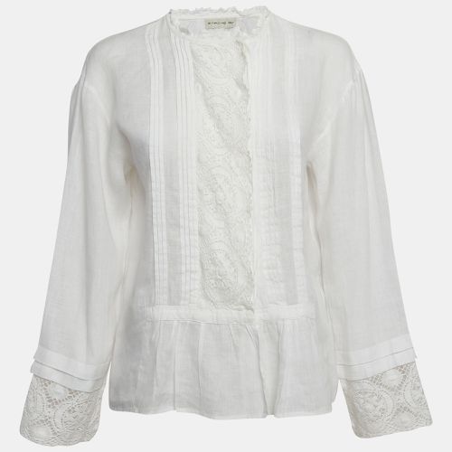 Linen Lace Trim Detail Top S - Etro - Modalova