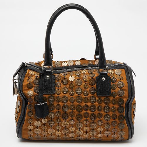 Etro Brown/Black Metal Metal Embellished Duffle Bag - Etro - Modalova