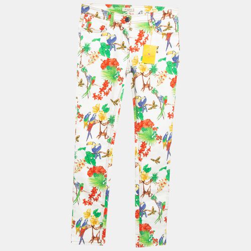 Etro White Jungle Print Denim Skinny Jeans S Waist 27'' - Etro - Modalova