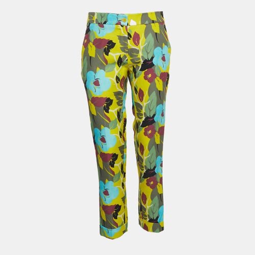 Etro Multicolor Floral Printed Cotton Trousers S - Etro - Modalova