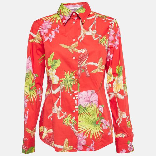 Etro Red Tropical Print Cotton Shirt L - Etro - Modalova