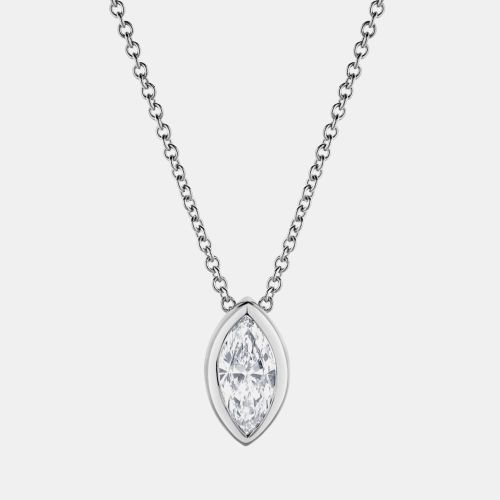K Gold Lab Grown Diamond Pendant Necklace (0.63 cts) - Evolve - Modalova