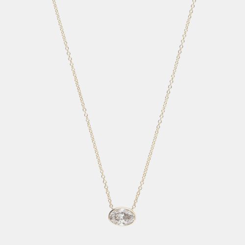 K Gold Lab Grown Diamond Pendant Necklace (0.95 cts) - Evolve - Modalova