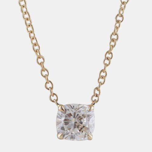 K Gold Lab Grown Diamond Solitaire Pendant (0.58 cts) - Evolve - Modalova