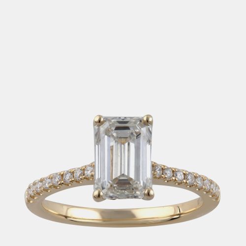 Ct 14k Yellow Gold Lab Grown Diamond Engagement Ring - Evolve - Modalova