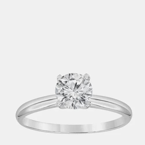Ct 14k White Gold Lab Grown Diamond Solitaire Ring - Evolve - Modalova