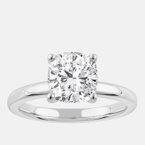Ct 14k White Gold Lab Grown Diamond Solitaire Ring - Evolve - Modalova