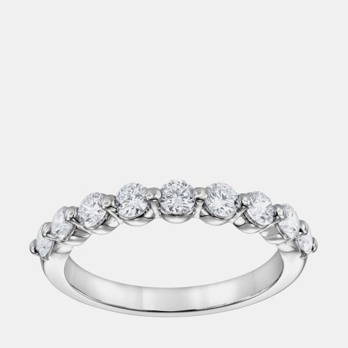 Ct 14k White Gold Lab Grown Diamond Band - Evolve - Modalova