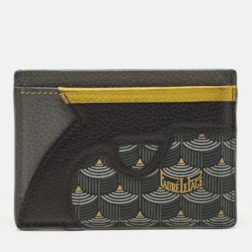 Gangsta 4CC Coated Canvas and Leather Card Holder - Faure Le Page - Modalova